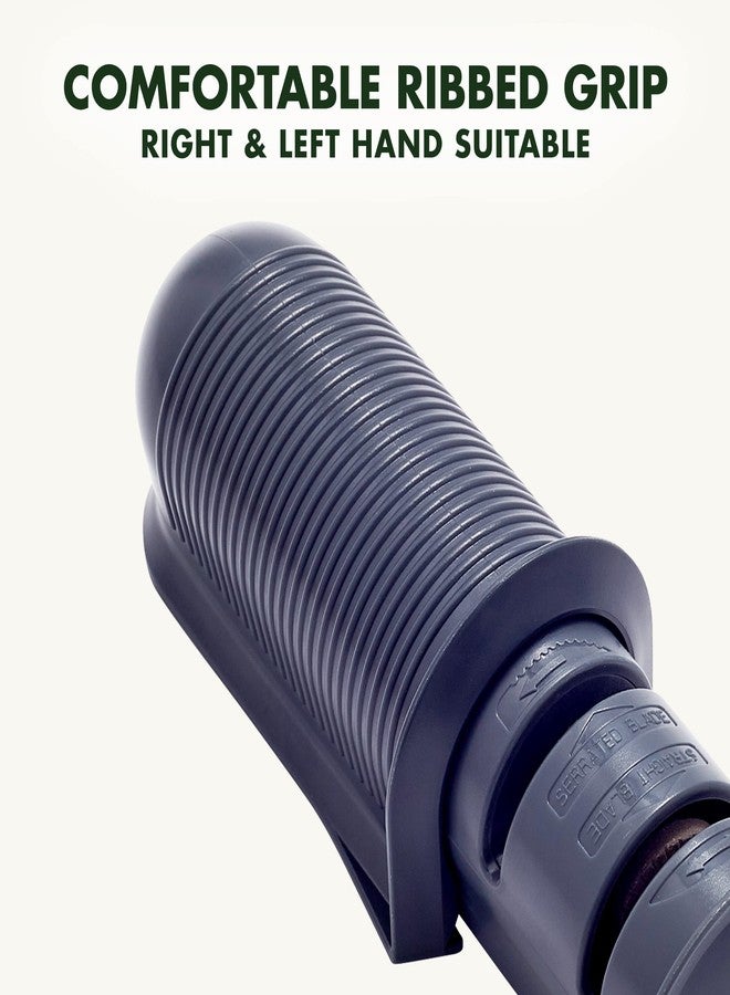 جرين بان مبراة جرين بان التيتانيوم ثنائية المراحل، شفرات مسننة ومستقيمة، سطح مضلع للإمساك، حجم تخزين صغير - Image 3