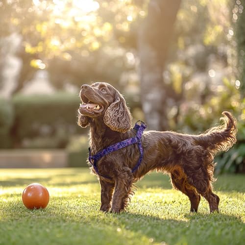 QQPETS Dog Harness Leash Set Adjustable Heavy Duty No Pull Halter Harnesses for Small Medium Large Breed Dogs Back Clip Anti-Twist Perfect for Walking - Image 2