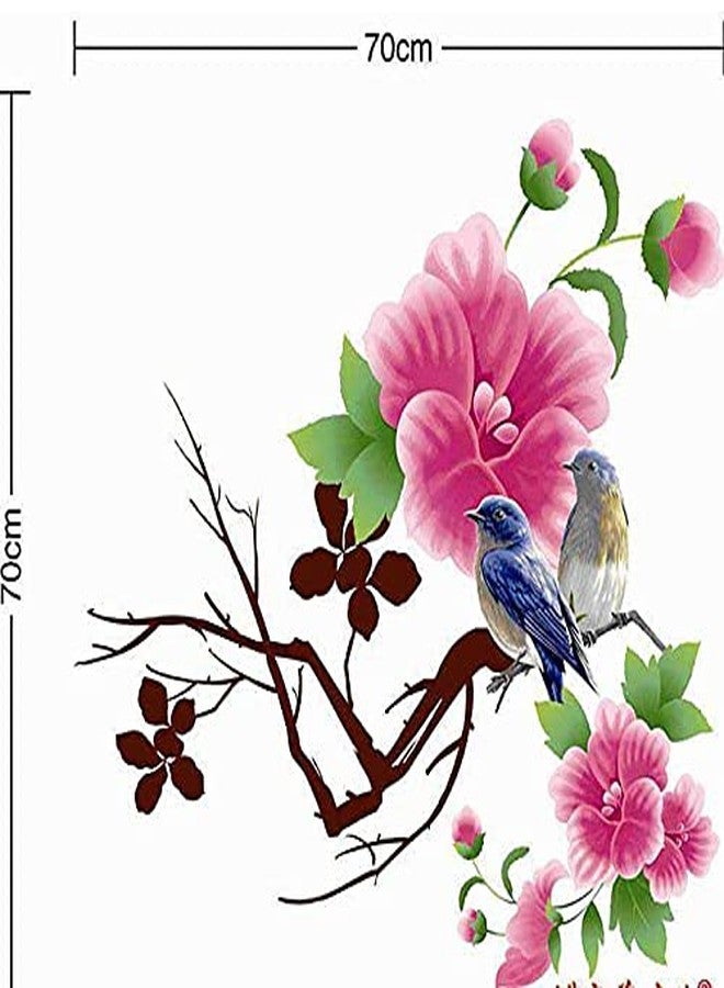 Walltech Set of 2 Wall Sticker Blue Bird and Tribal Lady Wall Sticker - Image 4