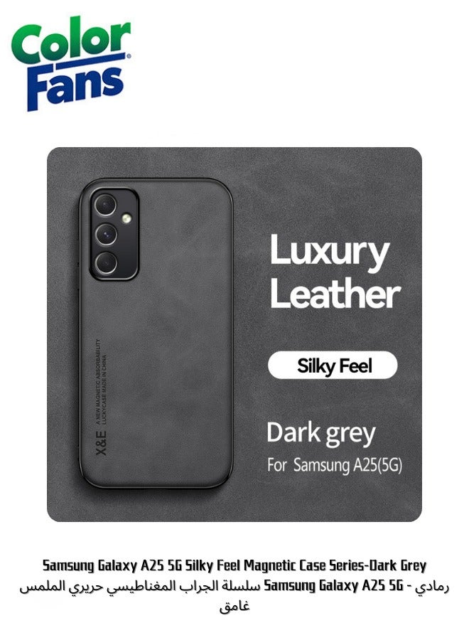 Samsung Galaxy A25 5G Silky Feel Magnetic Case Series-Dark Grey