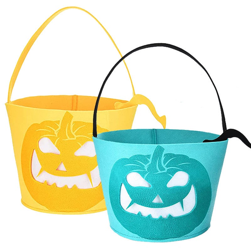 Halloween Felt Candy Bag Decoration Cyan (3mm) 