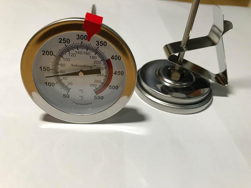 Anicooking Candy Thermometer with Pot Clip and 8 Inch Probe (2 Packs)- Best Oil Thermometer for Frying,Candy Thermometer for Candy Making for Tall pots,Candle,Candy Making,Deep Frying - Image 2