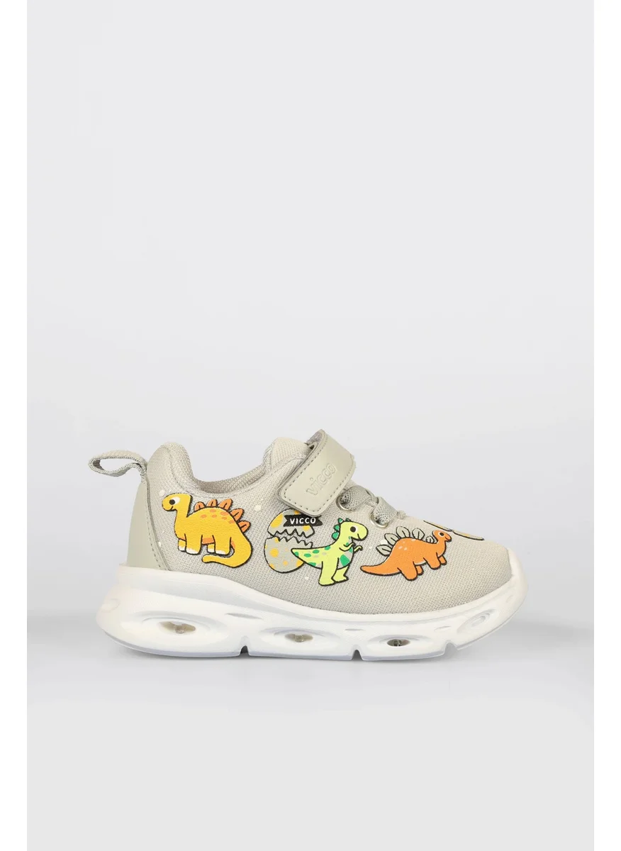 فيكو Dino Lighted Baby Grey Sneakers
