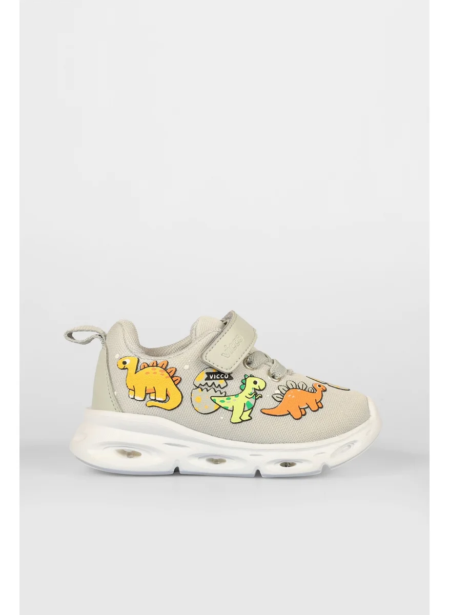 فيكو Dino Lighted Baby Grey Sneakers