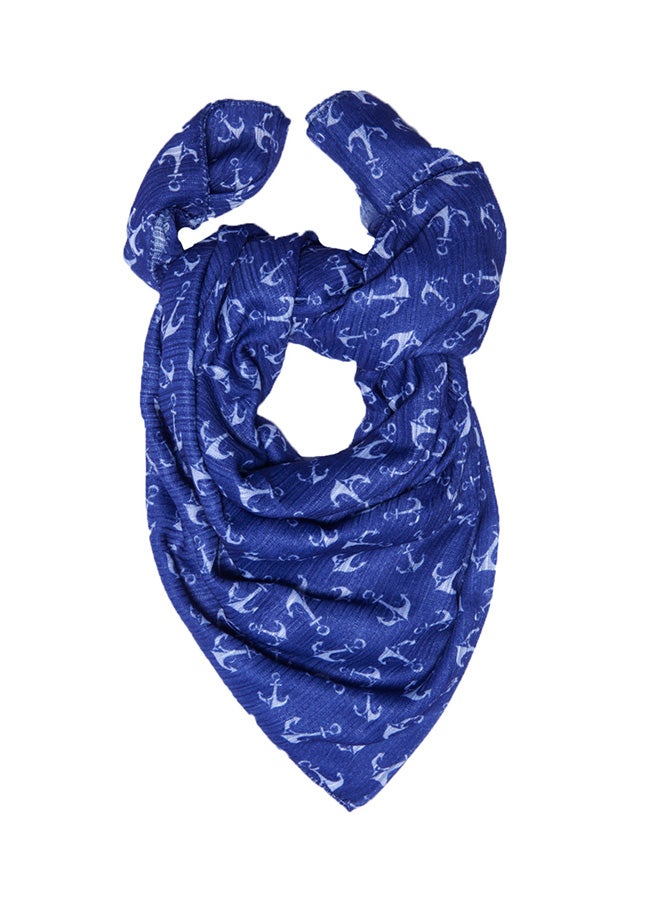 Anemoss Anchor Scarf Blue - Image 3