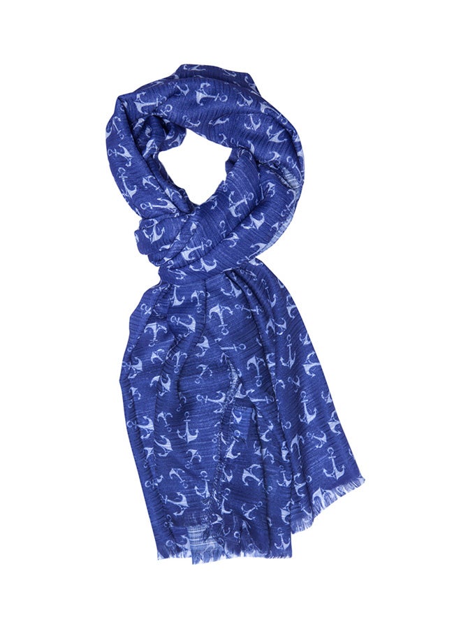 Anemoss Anchor Scarf Blue - Image 2