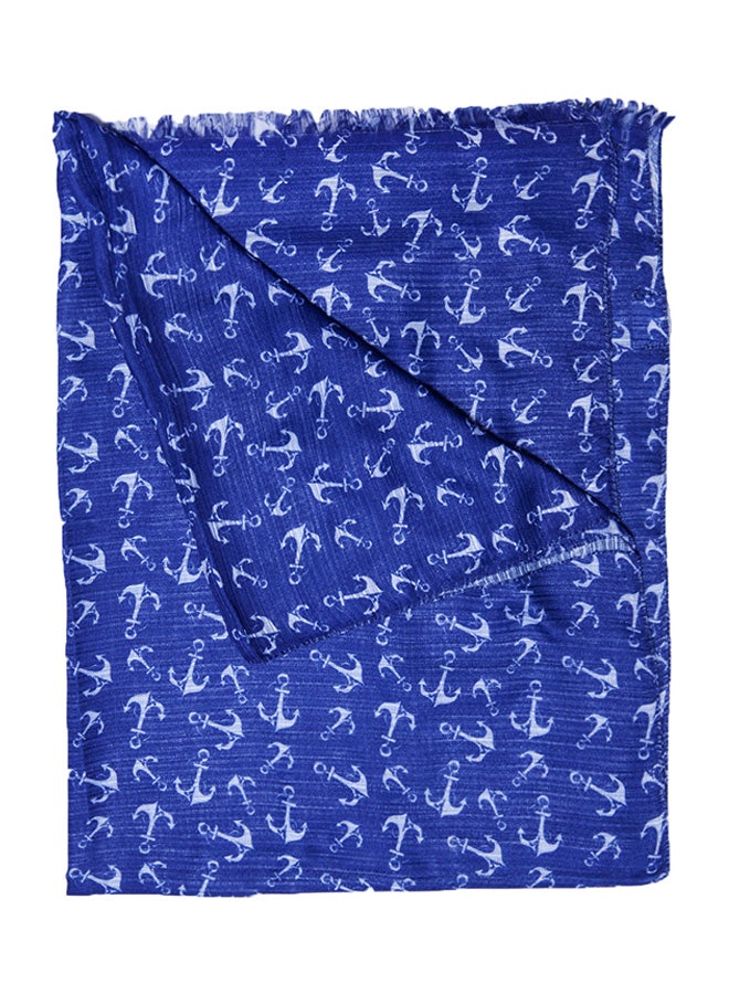 Anemoss Anchor Scarf Blue - Image 4