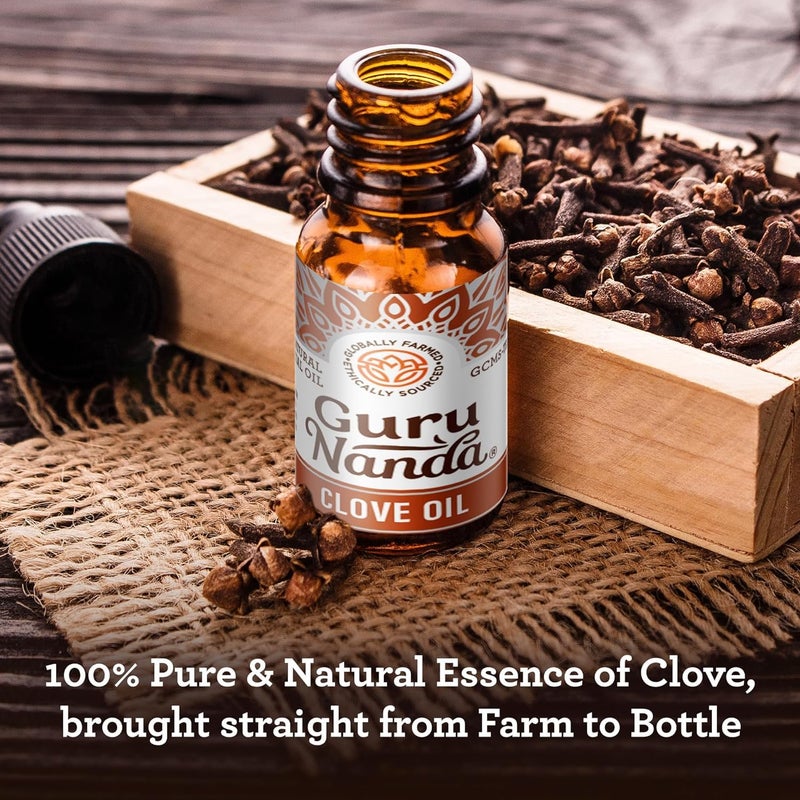 GuruNanda Clove Essential Oil - Pure, Natural & Undiluted for Aromatherapy and Diffuser - 15 ml - Image 3