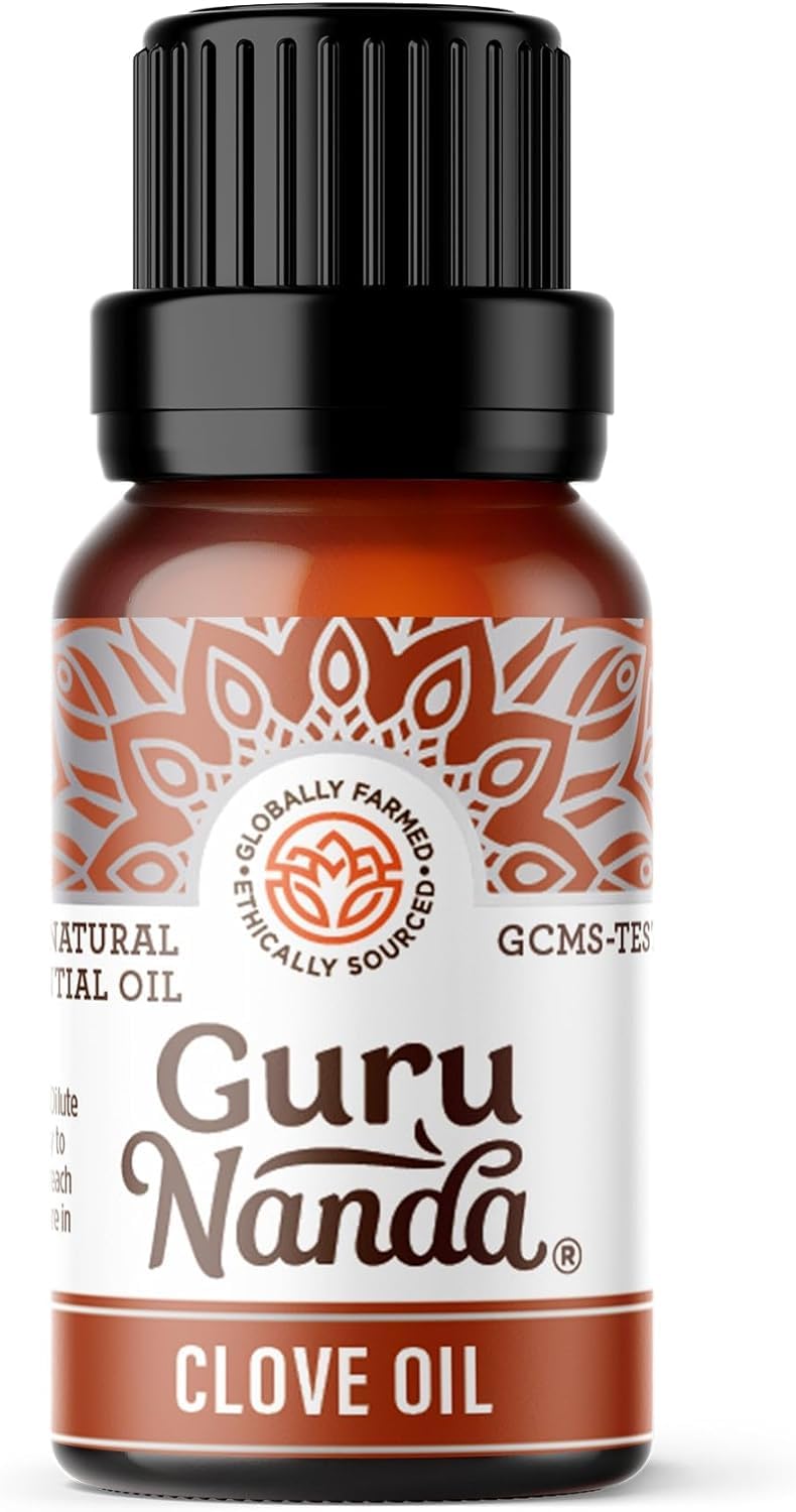 GuruNanda Clove Essential Oil - Pure, Natural & Undiluted for Aromatherapy and Diffuser - 15 ml - Image 1