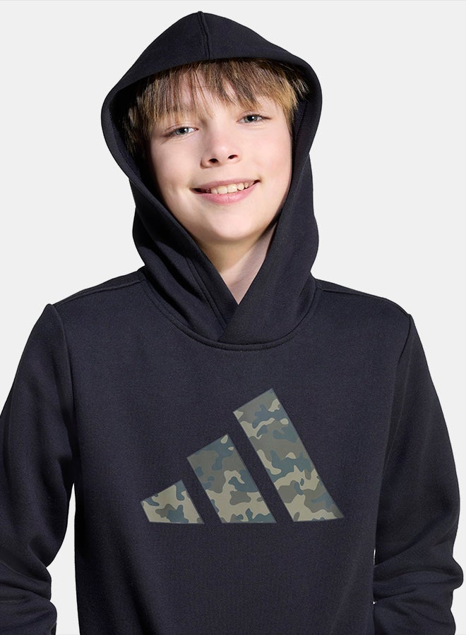 Adidas هودي جرافيك كامو للأطفال - Image 4