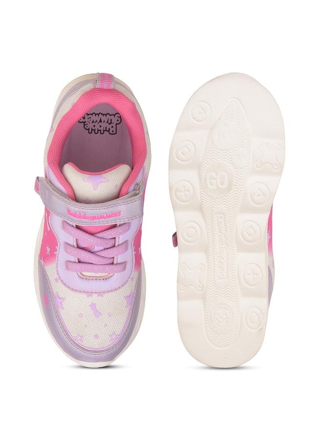 Bubblegummers Kids Sports Shoes- Pink (Kids 10 UK) - Image 4