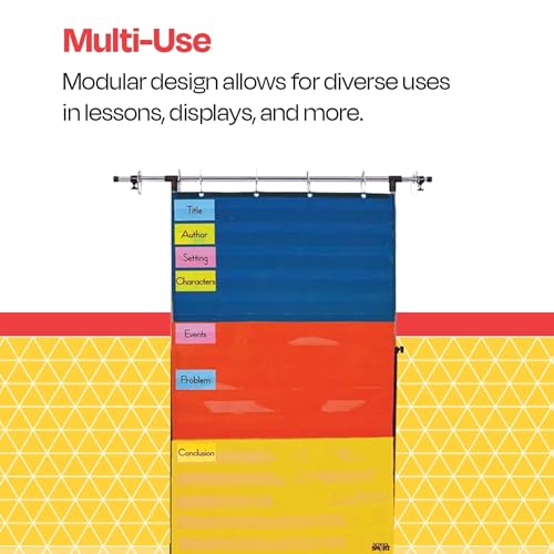 School Smart Adjustable Pocket Chart, 60 x 34 Inches - Image 4