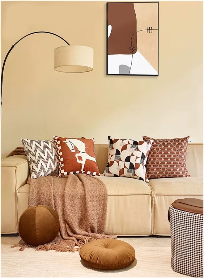 رات سو أغطية وسادة مجموعة من 4 ، رمي غطاء وسادة ، ميلارد نمط - Image 2