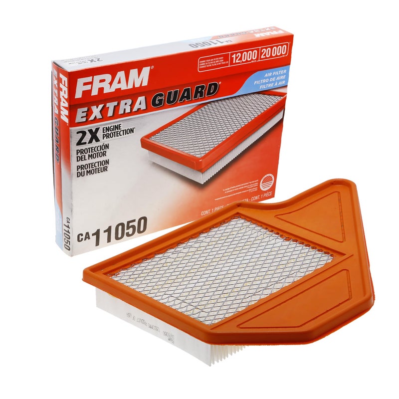 FRAM Extra Guard CA11050 Replacement Engine Air Filter for Select Chrysler Dodge Ram and Volkswagen 36L Models Provides Up to 12 Months or 12000 Miles Filter Protection