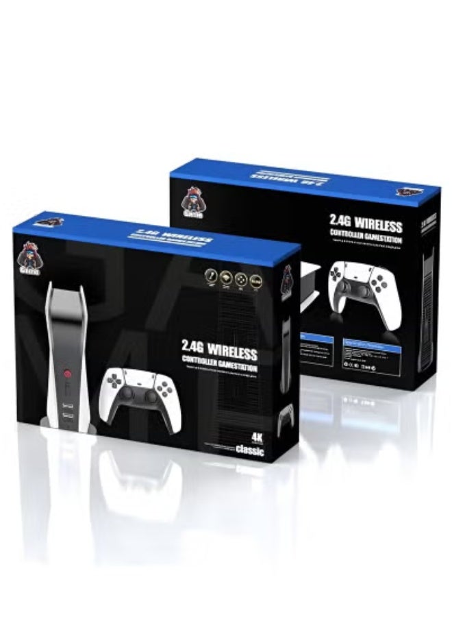 🎮 Retro Game Console with 2.4G Wireless Controllers – 15,000+ Built-In Classic Video Games | 4K HD HDMI TV Output | Plug & Play Dual Player Gaming Station for Home & Travel | Compact Game System for Kids, Adults, Family Fun & Arcade Fans