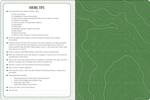 Peter Pauper Press The Hiking Logbook - Image 3