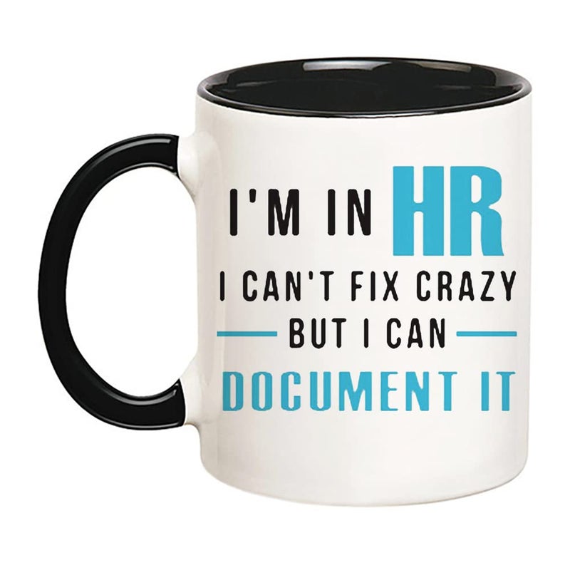 Fonhark Bone China Mug, Funny HR, 11 Oz Novelty Coffee/Tea Cup/Mug for Human Resource Manager, Director, Office Gift - Image 5