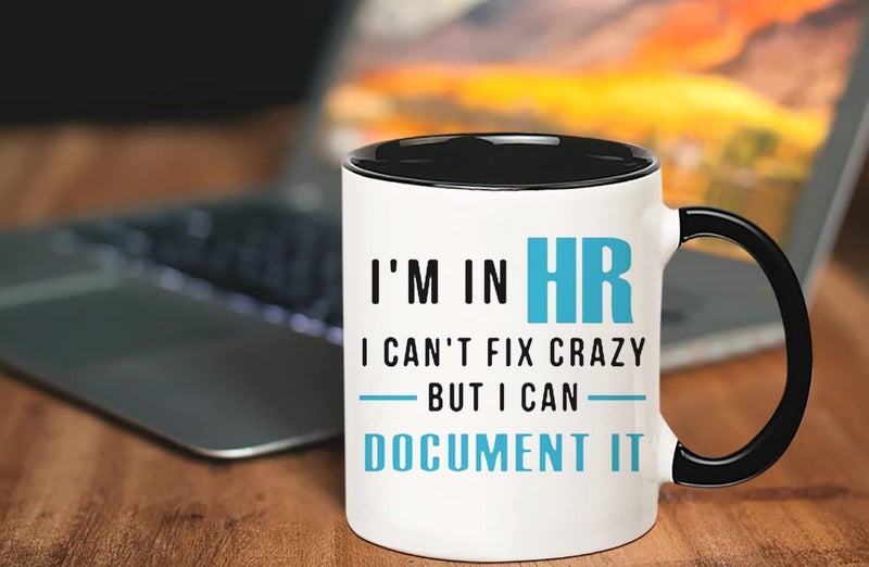 Fonhark Bone China Mug, Funny HR, 11 Oz Novelty Coffee/Tea Cup/Mug for Human Resource Manager, Director, Office Gift - Image 4