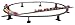 Bachmann Trains SnapFit EZ TRACK 8 PC EZ TRACK TALL PIER SET NICKEL SILVER Rail With Grey Roadbed N Scale - Image 3