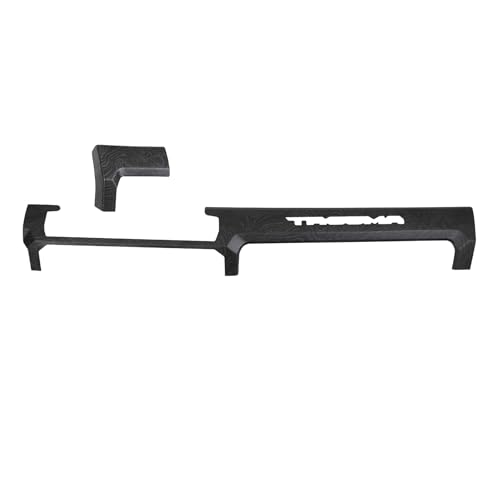 BORUIEN Dashborad Panel Cover for Toyota Tacoma SR SR5 2024 2025 2026 w8 Display Interior Accessories Center Console ABS Side Frame Decor Cover Black Wood Fit 8 Inch Display Only - Image 3