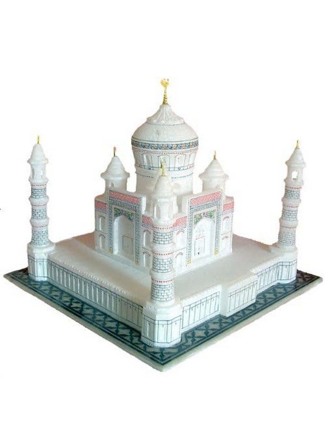 ستونكرافت ستون كرافت - نموذج مُعاد بناء تاج محل من الرخام الأبيض الهندي، مقاس 6 بوصات، في أغرا - Image 2