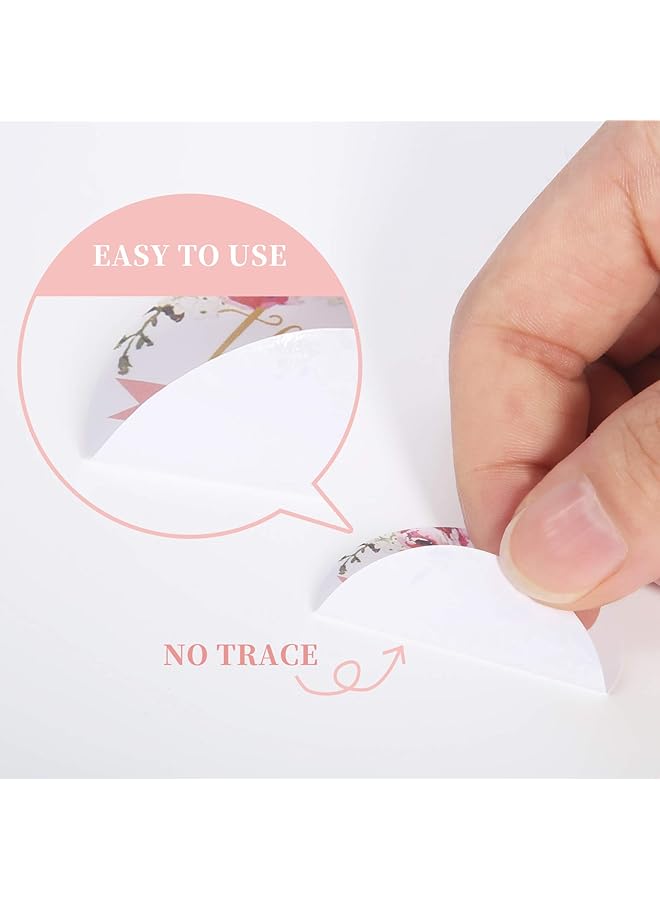 إيروريكس لفة ملصقات شكر مقاس 1.5 بوصة، 500 ملصق بتصميم زهرة، ملصقات شكرًا لك على دعم أعمالي، مثالية لمخابز الحرفيين وأصحاب الأعمال الصغيرة... - Image 3