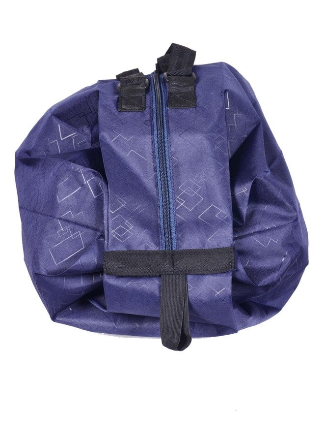 SuneshCreation Sunesh Creation Folding Travel Duffle Bag Expandable Folding Travel Bag Lightweight Waterproof Carry Bag Weekender Overnight Luggage Bag Foldable Travel Bag Tote Lightweight Folding Bag - Blue - Image 4
