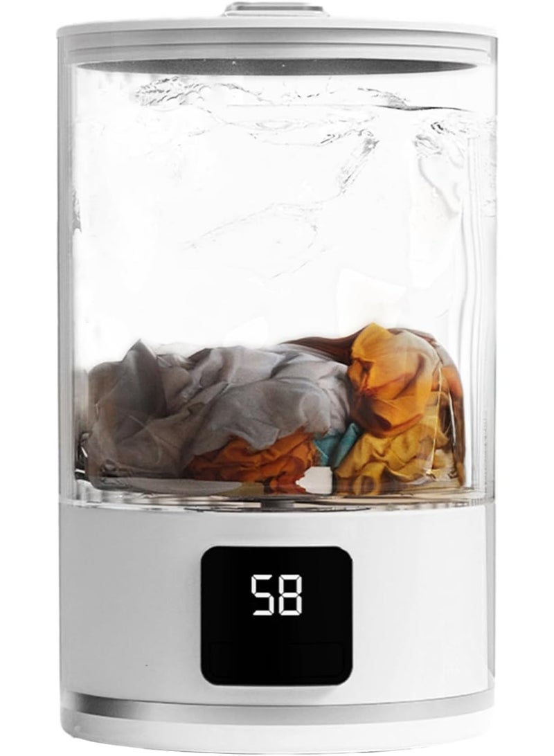 YelaJoy Portable Washing Machine 15W Cordless Mini Washer – Compact & Rechargeable for Underwear, Socks, Baby Clothes | Perfect for Travel, Camping, Dorms & RVs - Image 1