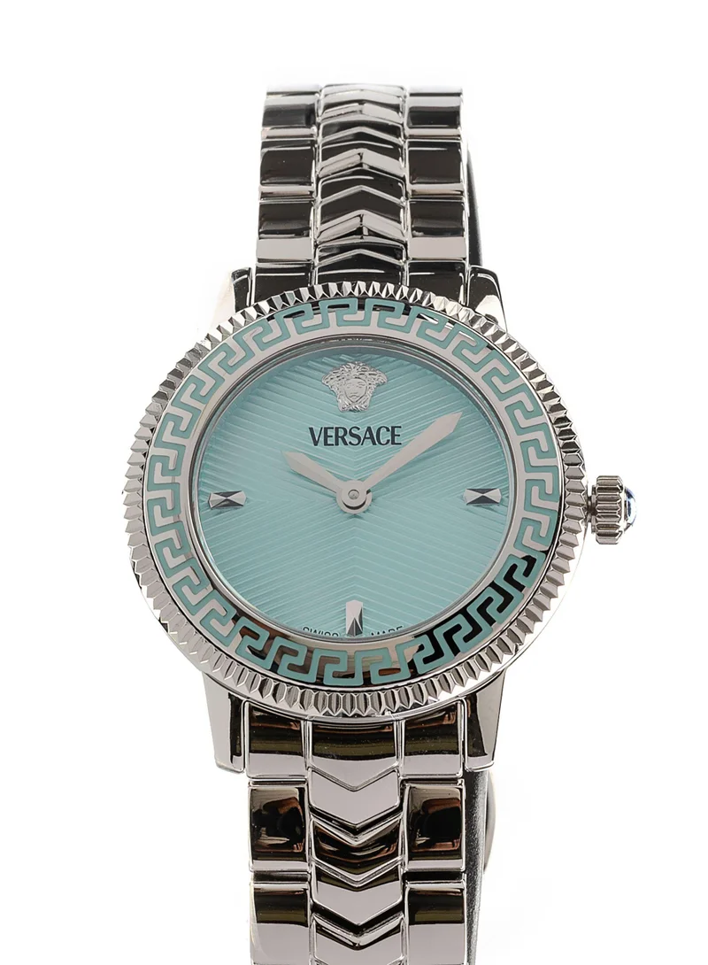 VERSACE V-Icon Quartz Green Dial Watch