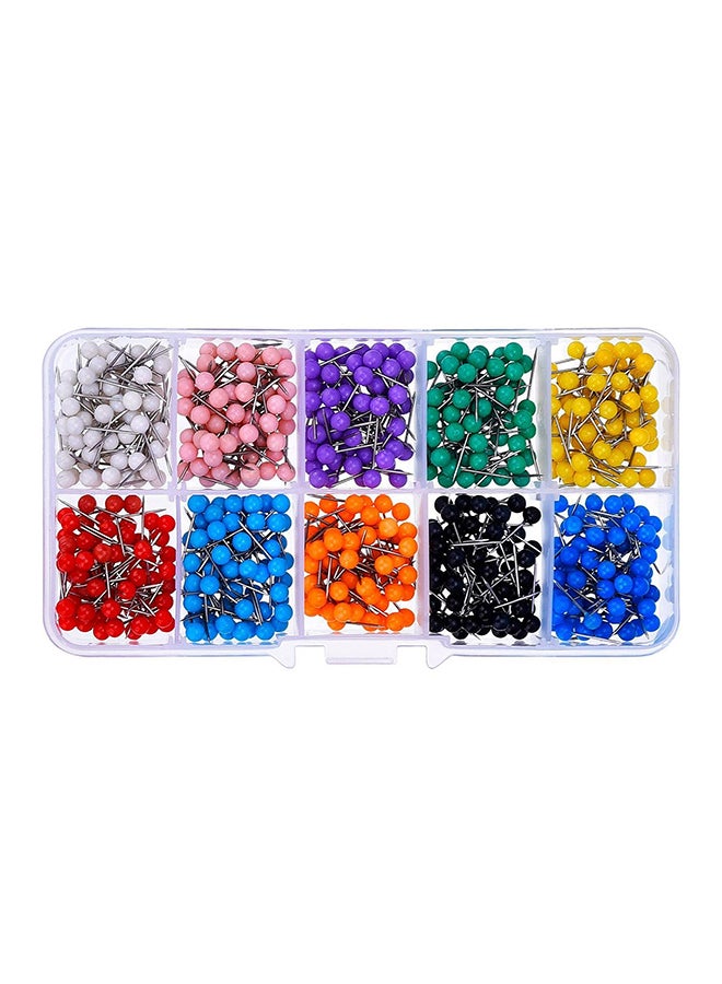 Sharpdo 500-Piece Push Pin Set Multicolour - Image 3