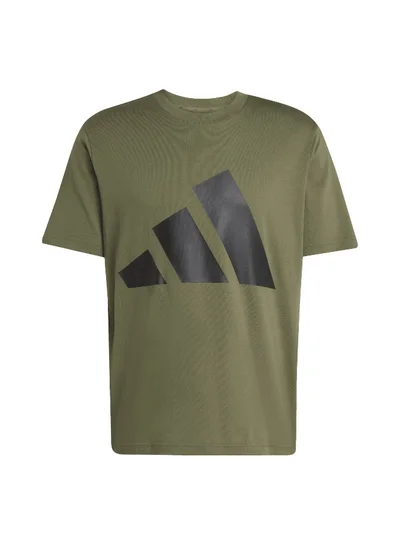 Adidas essentials big logo single men graphic t-shirt