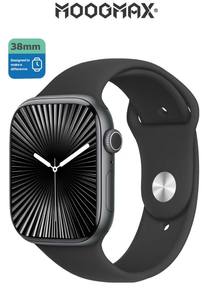 Moogmax Series 9 Smartwatch, 38mm Display, Call Answering, Health & Sport Modes - Image 1