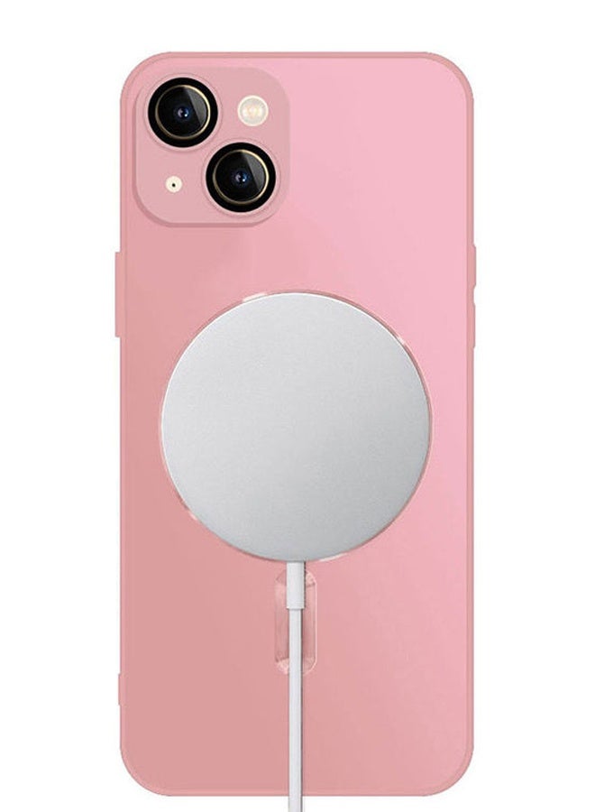 CATANES Cover With Magsafe Built In High Grade Soft Side Material for iPhone 14 - Pink - Image 3