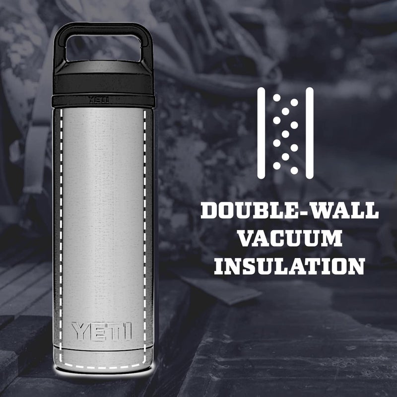 YETI Rambler 18 oz Bottle  Vacuum Insulated  Stainless Steel with Chug Cap  Nordic Purple - Image 3
