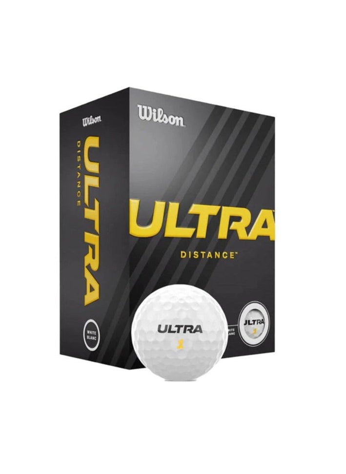 Wilson - Ultra Distance Golf Balls (24-Pack) – High-Performance, Long-Lasting Balls for Maximum Distance & Accuracy – Ideal for All Skill Levels - Image 1
