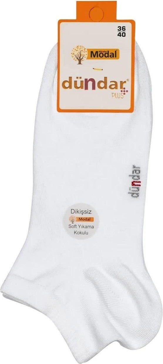 Dündar Women's Modal Plus Booties Socks 4506 -12 Pieces 