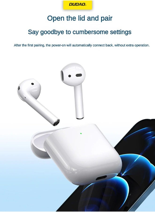 DUDAO - U2S TWS In-Ear Earphones, Wireless Earbuds, Bluetooth Headphones 5.3, Premium Sound and Touch Control, Type-C Charging Port - Image 1