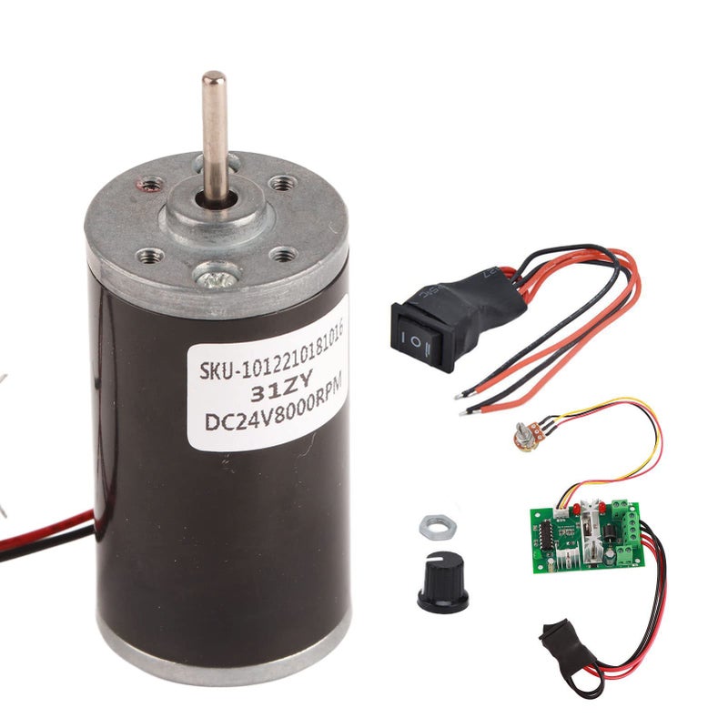 24V 8000RPM DC Permanent Magnet Motor High Speed Low Noise For DIY Generator Robotics - Image 2