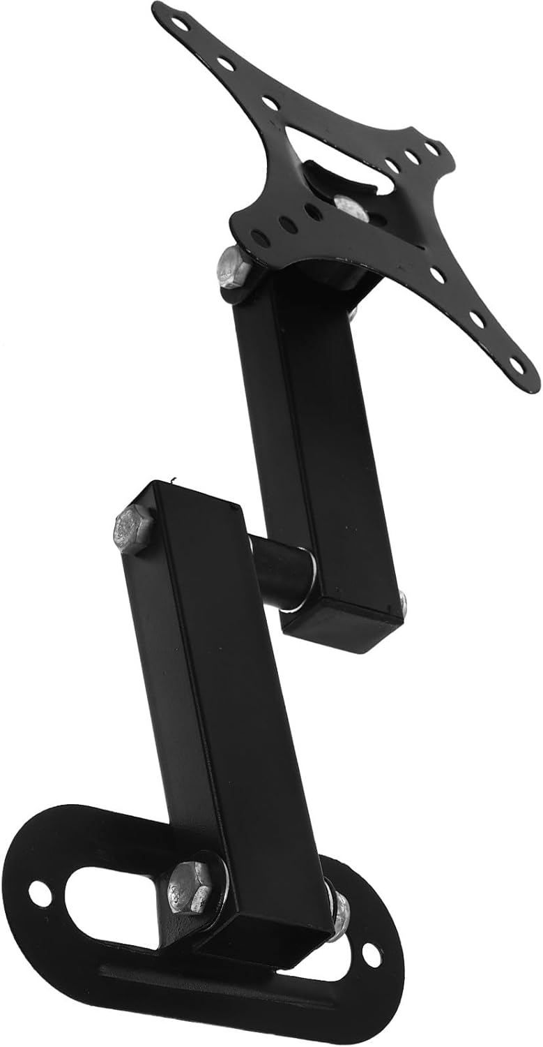 GALPADA Computer Wall Mount and Tv Frame Bracket Adjustable Swivel Monitor Holder for 14-27 Inch Screens, Fixed No-Drill Computer and Tv Wall Bracket for Home and Office Use - Image 1