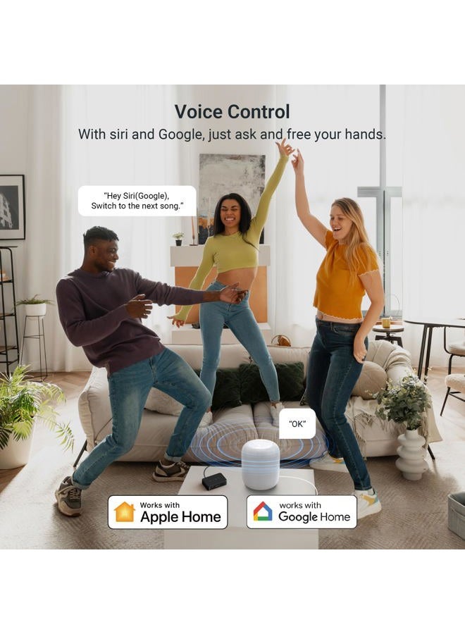 Arylic LP10 Wireless Music Streamer, Supports AirPlay 2, Google Cast, Apple Home and Spotify & Tidal Connect Multiple Streaming Options, 5G WiFi and Bluetooth Preamp with App, Remote Control - Image 4