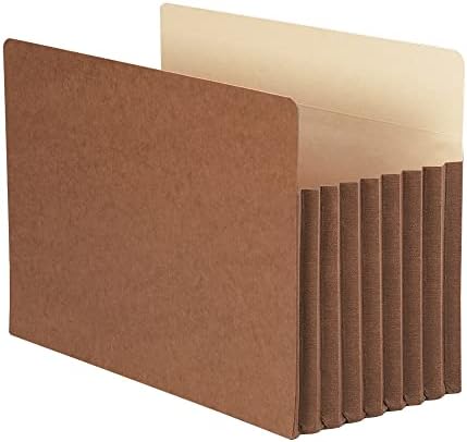 Smead TUFF Pocket File Pocket StraightCut Tab 7 Expansion Legal Size Redrope 5 per Box 74395 - Image 5