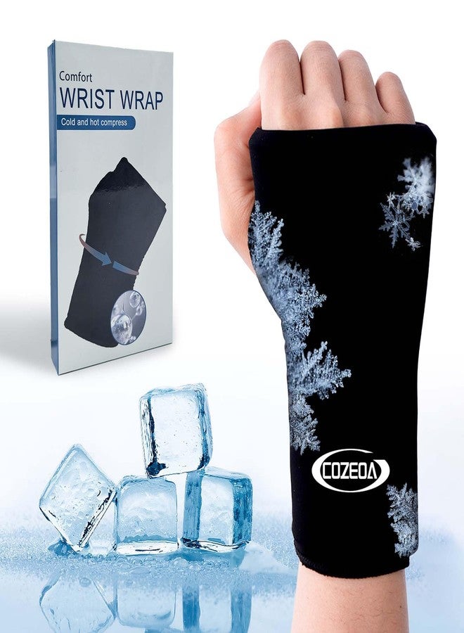 Cozeoa Wearable Thumb Wrist Ice Pack for Pain Relief, Reusable Soft Gel Ice Pack, for Injuries Surgery Recovery Hot Cold Compress Therapy for Carpal Tunnel Tendonitis Swelling Arthritis - Image 1