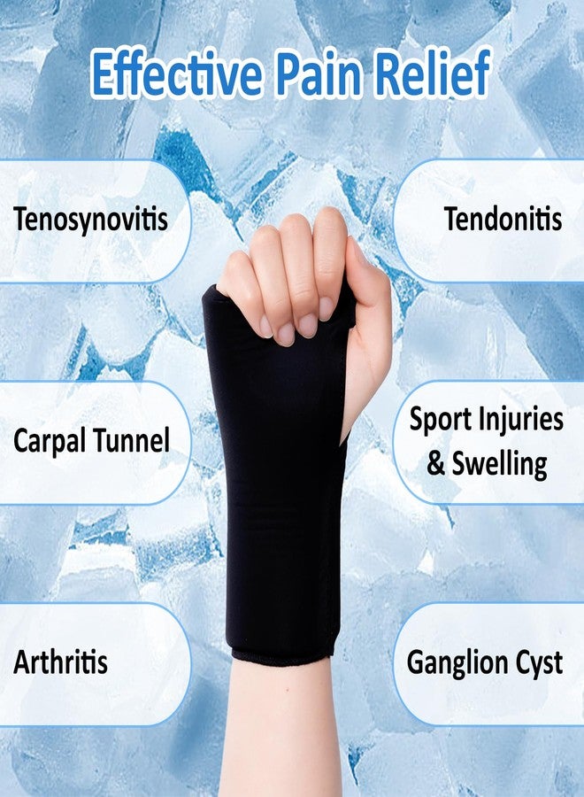 Cozeoa Wearable Thumb Wrist Ice Pack for Pain Relief, Reusable Soft Gel Ice Pack, for Injuries Surgery Recovery Hot Cold Compress Therapy for Carpal Tunnel Tendonitis Swelling Arthritis - Image 5