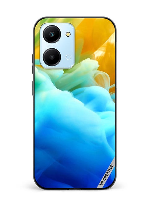 Protective Case Cover For Honor Play7T Colors Of Layers Design Multicolour