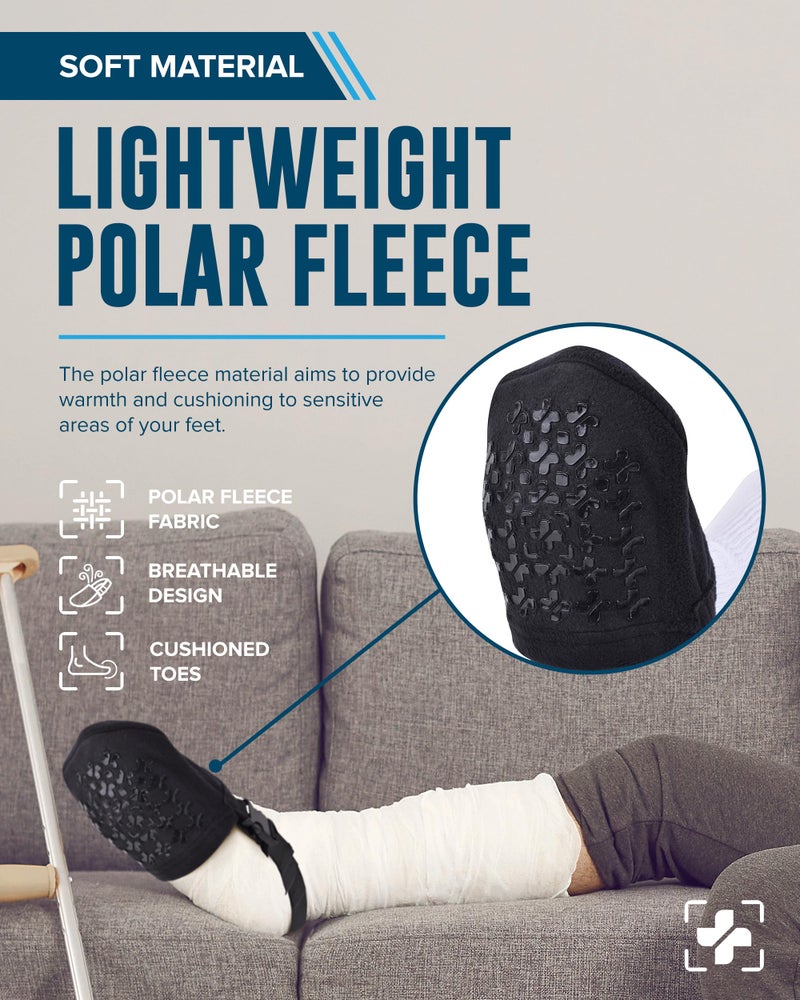 Doctor's Select Leg Cast Sock Cover - Non Slip Adjustable Cast Socks for Women and Men | Foot Cast Toe Cover Socks - Image 4