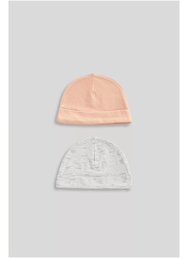 mothercare Baby Hats - 2 Pack  - Image 1