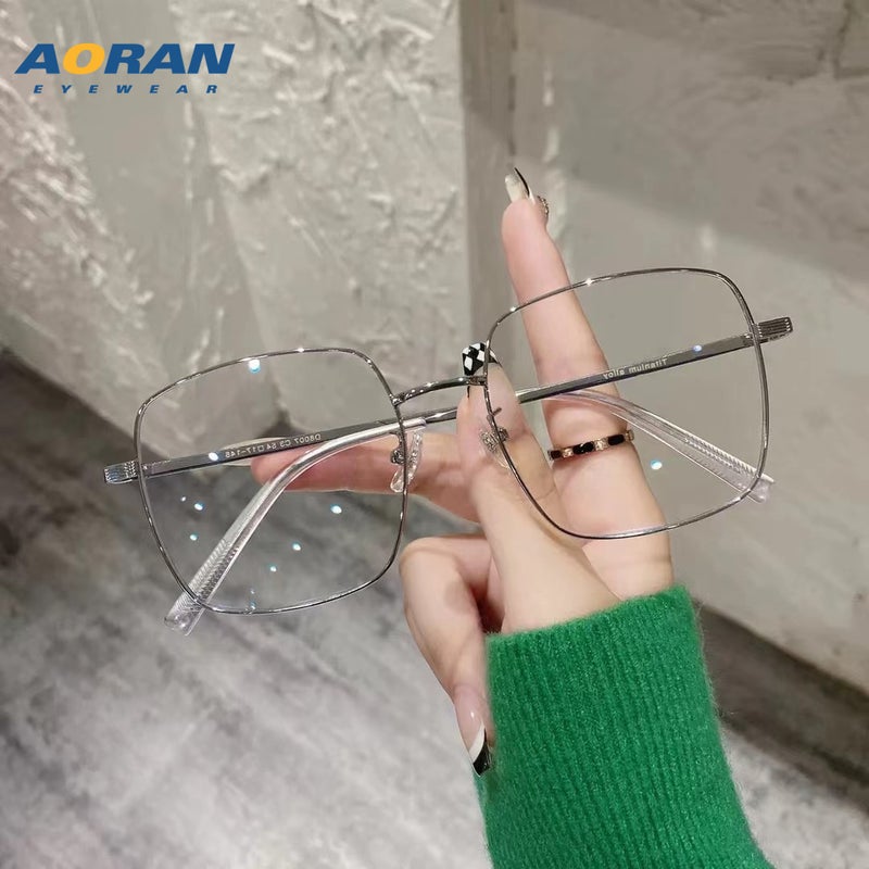 اوران نظارات نسائية بإطار كبير من الذهب فائقة الخفة - Image 2
