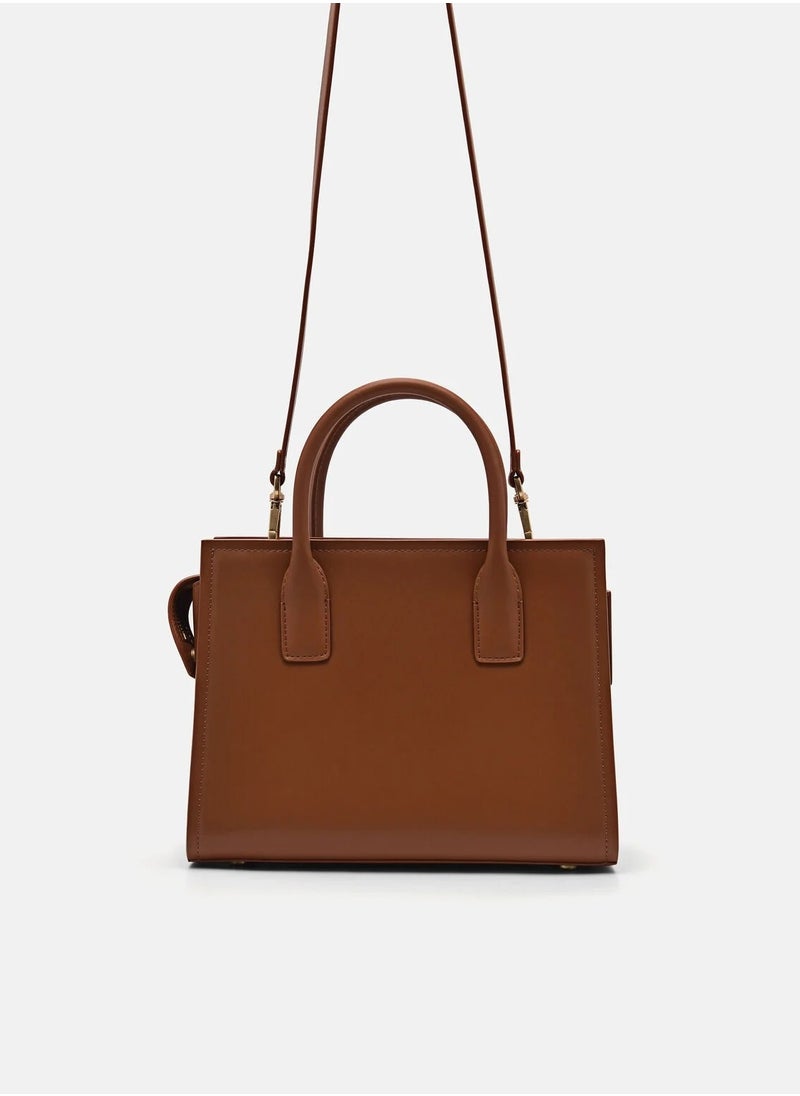 Pedro - PEDRO Studio Bella Leather Handbag in Pixel Satchel Crossbody Bag Shoulder Bag - Image 1