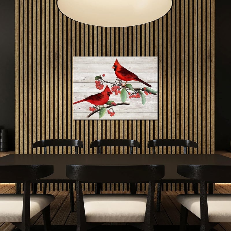 RnnJoile Cardinal Canvas Wall Art - Image 2