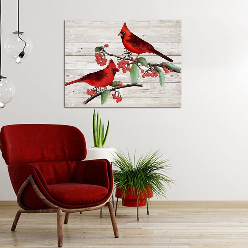 RnnJoile Cardinal Canvas Wall Art - Image 4
